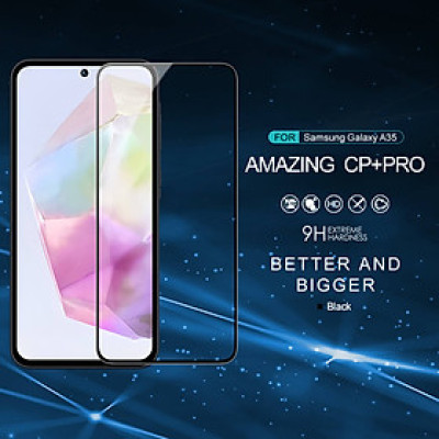 Kính cường lực cho Samsung Galaxy A35 5G Nillkin Amazing CP+ Pro Full màn chống vỡ chống xước cao cấp - Hàng chính hãng