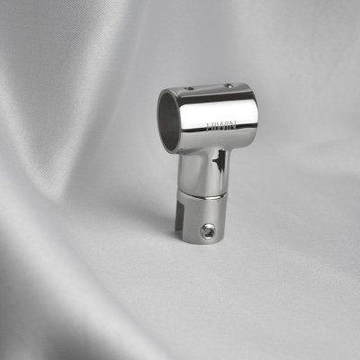 Kẹp kính trên phòng tắm kính inox 304 đúc mặt gương phi 25 Hiwin SB-612