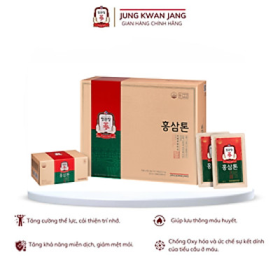 Nước Hồng Sâm Pha Sẵn KGC Jung Kwan Jang Tonic Origin 60 Gói
