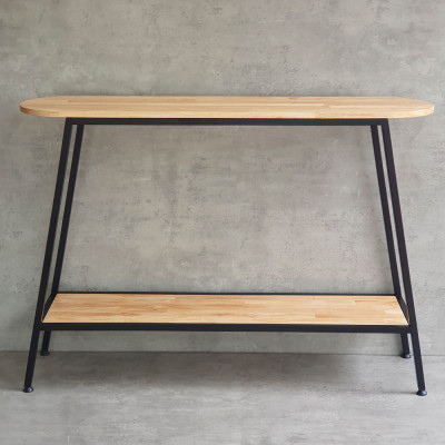 Bàn trang trí console gỗ cao su chân sắt Juno sofa CSTCT061120x30x85 cm nhiều màu lựa chọn 