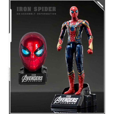 Đồ Chơi Mô Hình Marvel Biến Hình Iron Spider MORSTORM ZC8821