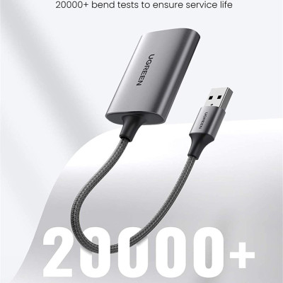 Ugreen UG80887CM401TK Usb-A To Sd/Tf Memory Card Reader Alu Case - HÀNG CHÍNH HÃNG