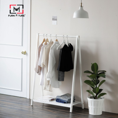 GIÁ TREO QUẦN ÁO CHỮ A GỖ ĐA NĂNG 1 TẦNG SIZE 1M - AHAN 1F 1M 