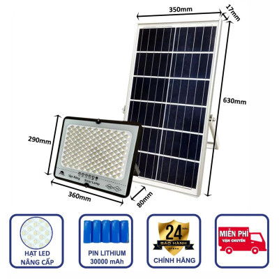 Đèn năng lượng mặt trời chống lóa Vạn Năng Solar 300w