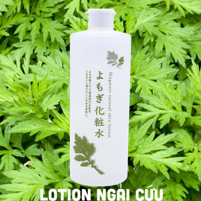 Lotion Dưỡng Ẩm Và Làm Dịu Da Chiết Xuất Từ Lá Ngải Cứu Chinoshio Mugwort Natural Skin Lotion (500 mL)