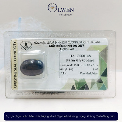 Viên đá Sapphire thiên nhiên HA-G000148