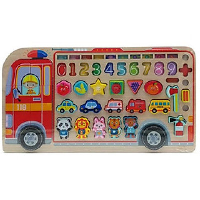 Bảng Học Tập Đa Năng Bằng Gỗ - Đếm Số Và Câu Cá - Tùng Phát G-75 (75 Chi Tiết)