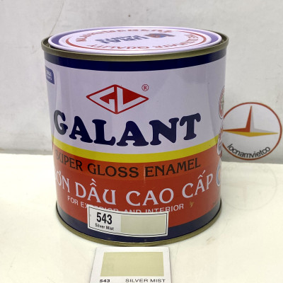 Sơn dầu Galant màu vàng Silver Mist 543 _ 0.8L