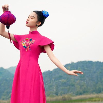 OLV - Áo dài AD Yên Giao (Không kèm quần)