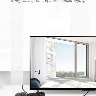 Dây cáp tín hiệu SDI dùng để kết nối với các thiết bị video UGREEN SP103 - Hàng chính hãng