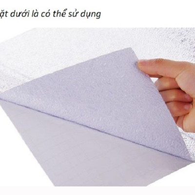 COmbo 2 cuộn Giấy bạc dán tường nhà bếp chống thấm dầu, thấm nước tiện dụng 3mx60cm