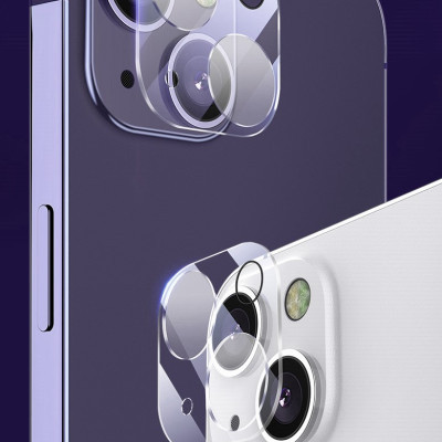 Miếng Dán Kính Cường Lực Camera chống trầy GOR cho iPhone 14 / 14 Plus / 14 Pro / 14 Pro Max (Bộ 2 Miếng) -  HÀNG CHÍNH HÃNG