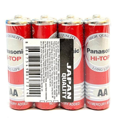 Bộ 4 Viên Pin Panasonic AA R6DT/4S