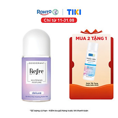 Lăn Khử Mùi Dưỡng Trắng Hương Nước Hoa Refre Whitening Deluxe Hương Sang Trọng (40ml)