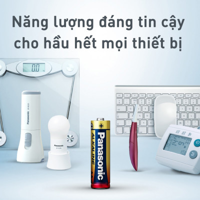 Hộp Pin kiềm Panasonic Alkaline AAA LR03T (24 viên/48 viên) - Hàng chính hãng