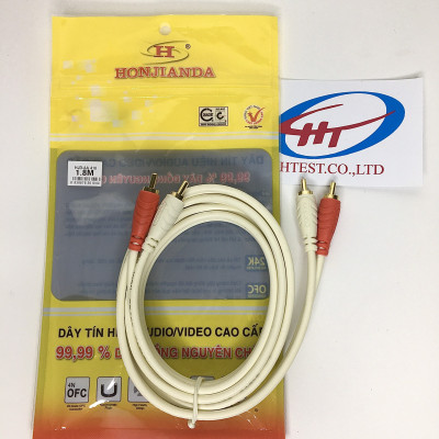 dây av 2 đầu bông sen , đồng nguyên chất , Hàng Chính Hãng.