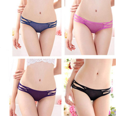 Quần lót nữ lọt khe dây 2 bên - Màu tím