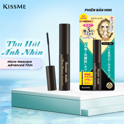 Mascara Làm Tơi Mi Không Trôi Kissme Heroine Make 1.8G ( Bản Mini )