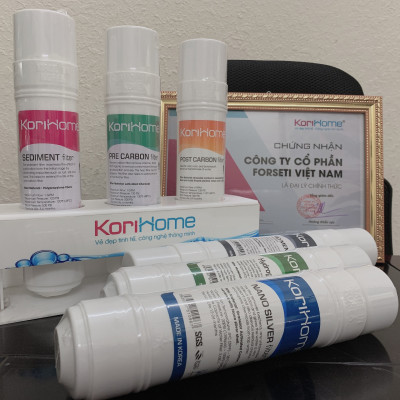 Combo 6 lõi lọc Korihome nhập khẩu Hàn Quốc chính hãng cho máy WPK-818