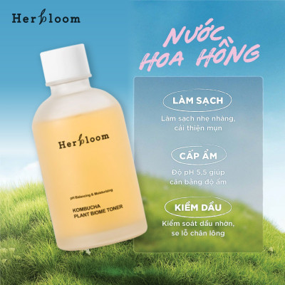 Toner Herbloom Cấp Ẩm Chống Lão Hoá Da Cân Bằng Da Kombucha Plant Biome 150ML