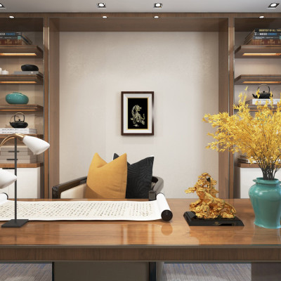 Tranh Hổ vàng lên núi - Tranh Mãnh Hổ Thượng Sơn mạ vàng