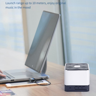 SOAIY Thiết Bị Thu Phát Nhạc Không Dây Bluetooth 5.0 BT-2IN1 - Hàng Nhập Khẩu