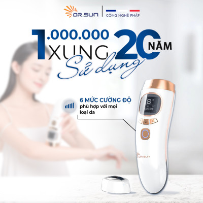 COMBO Máy triệt lông DR SUN PRO, máy nâng cơ DR SUN VENUS 5.0, máy tẩy da chết DR SUN OLYMPUS