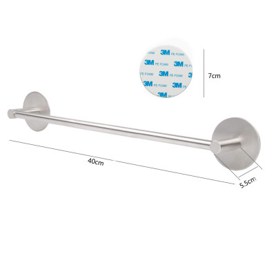 Thanh treo khăn tắm quần áo dán tường inox 304 Hobby Home Decor TT