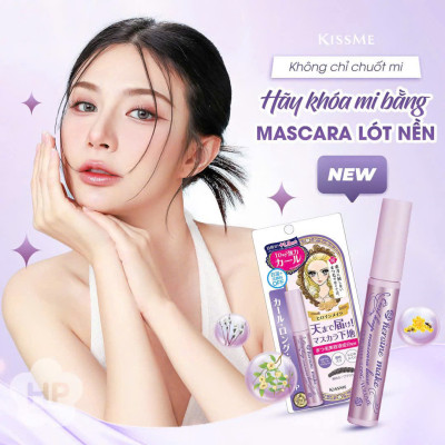 Mascara Lót Nền Nâng Cao Giữ Nếp Cong Chống Lem Trôi Kissme Heroine Make Curl Keep Mascara Base Wp Màu #50 (6 G)