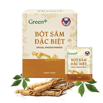 Bột sâm đặc biệt, trà sâm túi lọc với 100% nhân sâm Wisconsin Hoa Kỳ hỗ trợ hồi phục sức khỏe nhanh chóng