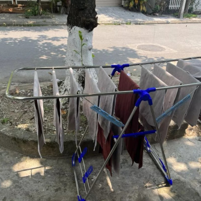 Giàn phơi, giá gấp gọn phơi quần áo Inox chữ A cao cấp Sothing- Hàng chính hãng