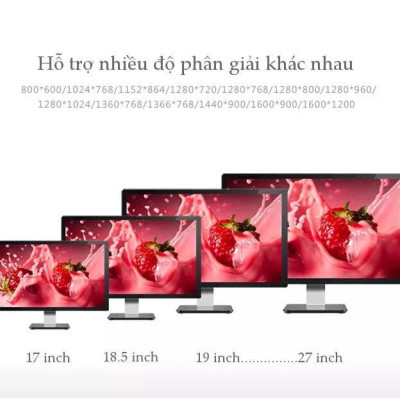 Ugreen UG11635VG101TK 20M màu Đen Cáp tín hiệu 2 đầu VGA - HÀNG CHÍNH HÃNG
