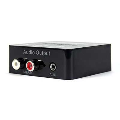 Bộ chuyển đổi âm thanh Optical to AV Công Suất Lớn, Có Cổng Out L/R và 3.5mm Kiwi KA03 Audio - Hàng Chính Hãng