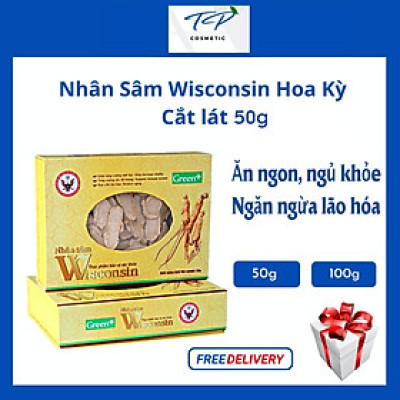 Nhân Sâm Wisconsin Hoa Kỳ (Sâm Mỹ) Cắt Lát 4 tuổi100g 50g: Bồi Bổ Sức Khỏe, Tăng Sức Đề Kháng, Điều Hòa Lipid Máu.