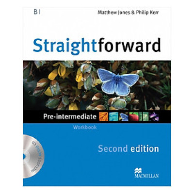 Straightforward 2E Pre-Intermediate Level: Workbook Without Key + CD