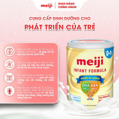 Sản Phẩm Dinh Dưỡng Công Thức Meiji Infant Formula - Nhập khẩu chính hãng (800g)