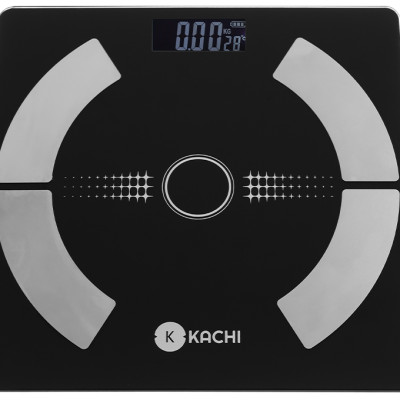 Cân điện tử bluetooth phân tích chỉ số cơ thể Kachi MK223 - Màu đen - Hàng chính hãng