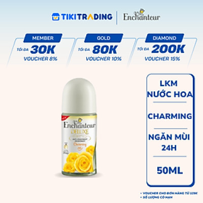 Lăn Khử Mùi Cao Cấp Enchanteur Charming 50ml - 1012044