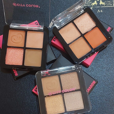 Phấn mắt CITY COLOR eye shadow Barely exposed shadow palette 4 ô.