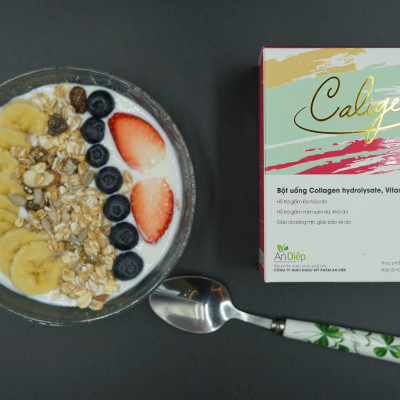 Gói bột uống Collagen hydrolysate , VitaminC và Elastin