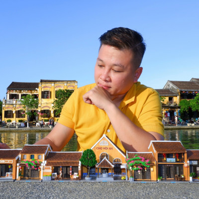 Mô Hình Tự lắp ráp DIY Hội An-HA164-06 CAO LẦU LA THIÊN THÁI