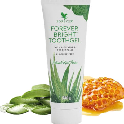 Combo 2 Tuýp Kem Đánh Răng Lô Hội Forever Bright Toothgel 130g/tuýp