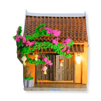 Mô Hình Tự lắp ráp DIY Hội An -Thế Giới Tí Hon - HA164-03 HIỆU VẢI
