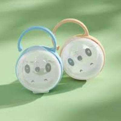 Hộp Đựng Núm Ti Giả, Núm Ti Ngậm Cho Bé Trong Suốt, Có Móc Treo - Phù Hợp Với Núm Ty Ngậm Philips Avent
