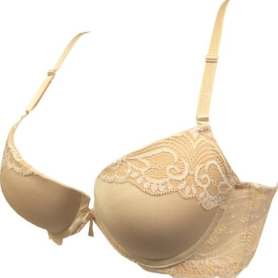 Áo lót ren góc đệm vừa MW ABL2, màu Da