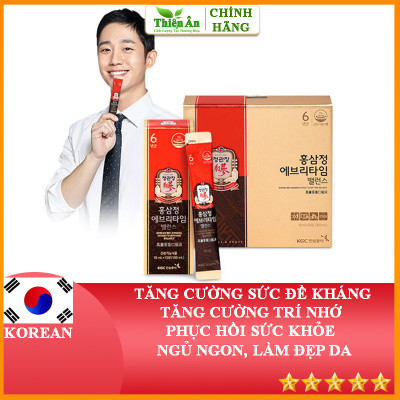Tinh Chất Hồng Sâm Pha Sẵn KGC Choeng Kwan Jang Everytime Balance 30 Gói
