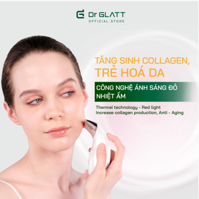 Combo Rạng ngời làn da Dr Glatt Máy rửa mặt, đẩy tinh chất Dua Fit Pro và Máy nâng cơ, trẻ hóa da Lifa 2.0