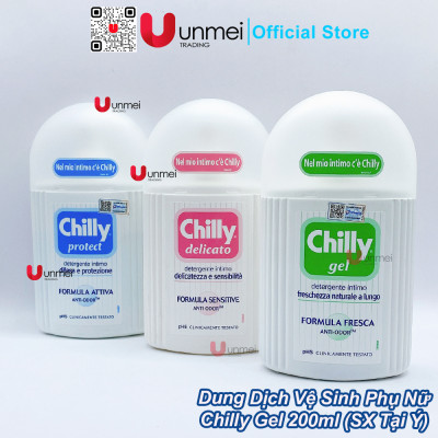 Dung Dịch Vệ Sinh Phụ Nữ Chilly Gel 200ml/chai - Hàng Chính Hãng Nhập Khẩu Ý