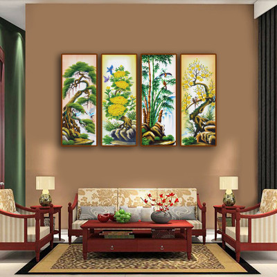 Tranh Tứ Quý ( được chọn mẫu)