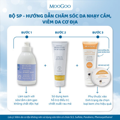 Kem dưỡng ẩm hạnh nhân hỗ trợ tái tạo phục hồi da cho bé Nhạy cảm, Viêm da cơ địa